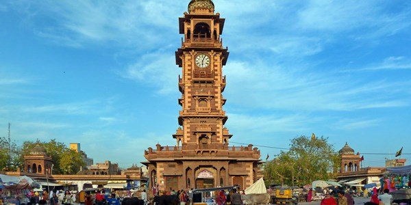 Ghanta Ghar clock tower in Jodhpur