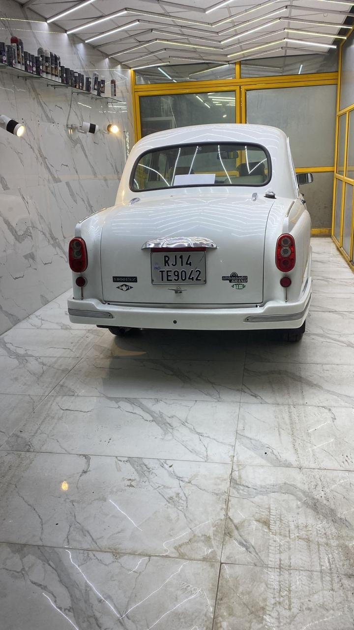 Original Ambassador car, rear view