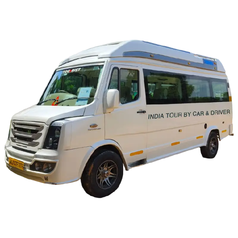 9-Seater Maharaja Tempo Traveller Rajasthan private touring