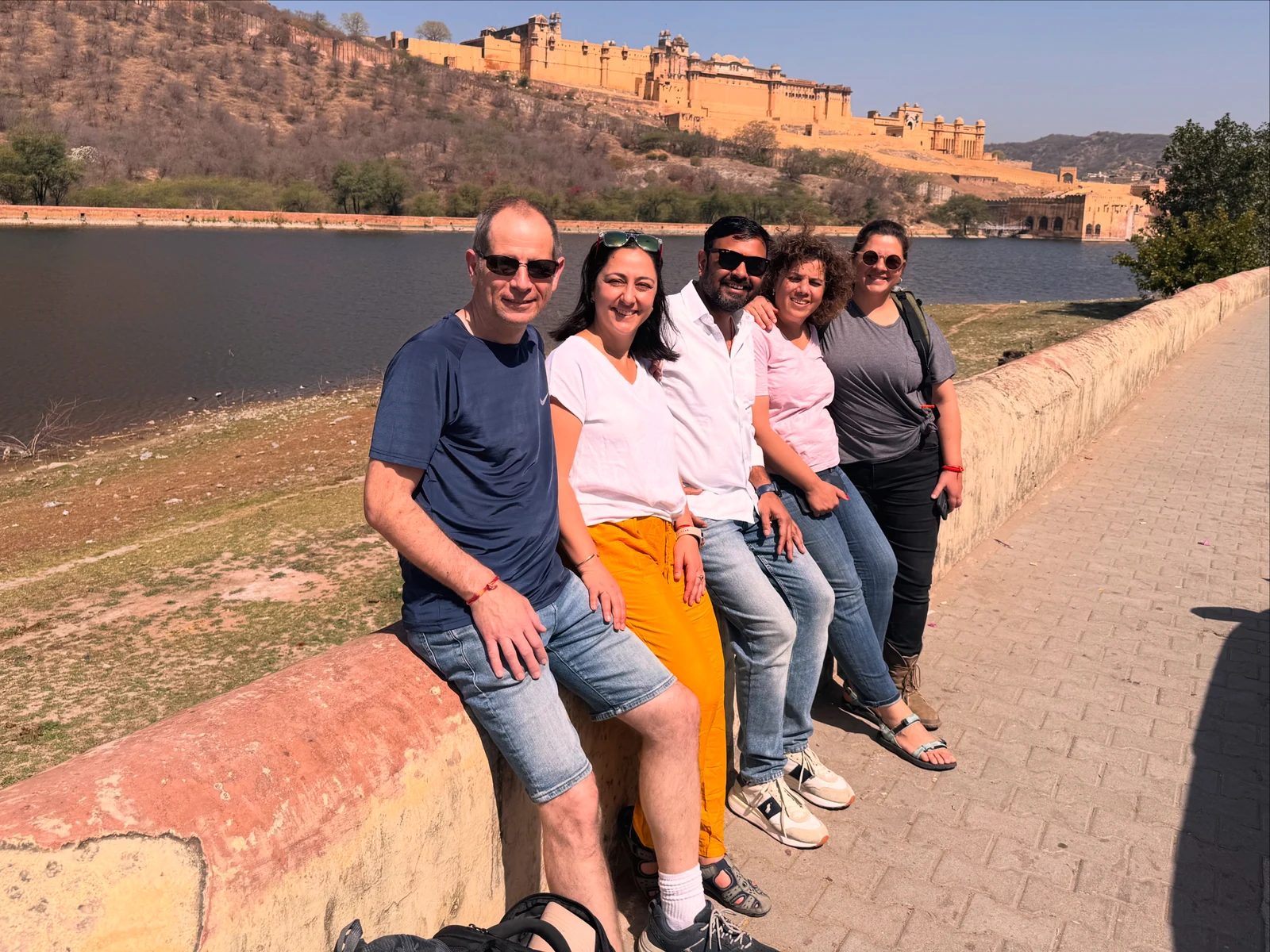 Guests Arriving at Amer Fort with Chauffeur