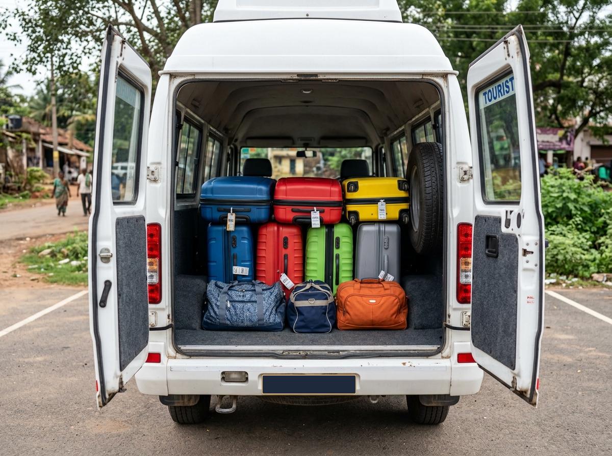 Massive Cargo Bay Accommodating All Group Luggage