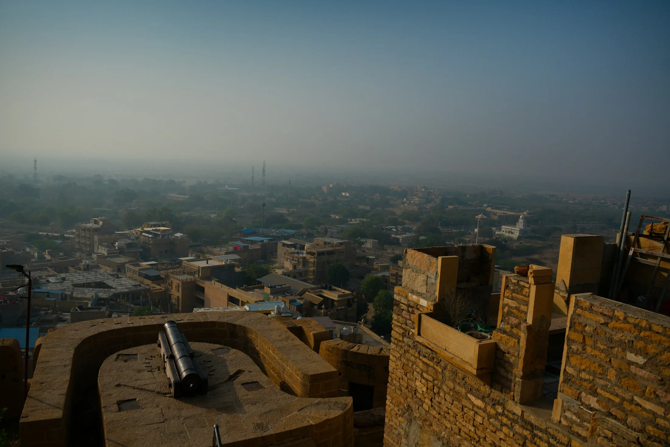 Jaisalmer Fort overlooking the golden city