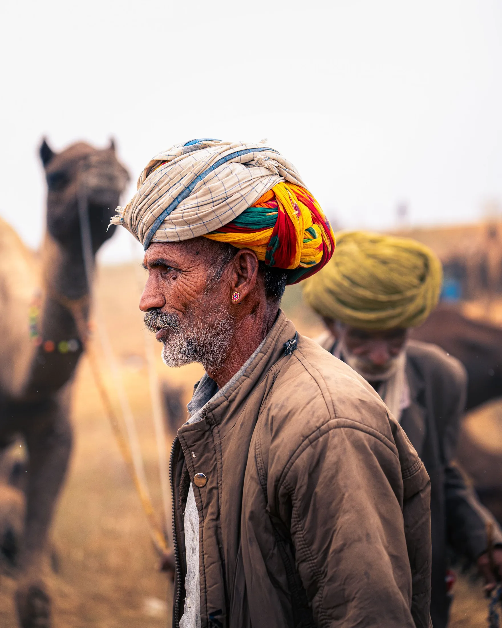 A colourful portrait from Pushkar