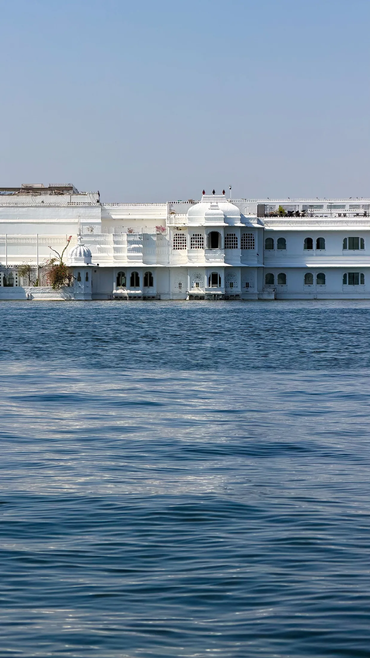 Lake Palace floating on Lake Pichola