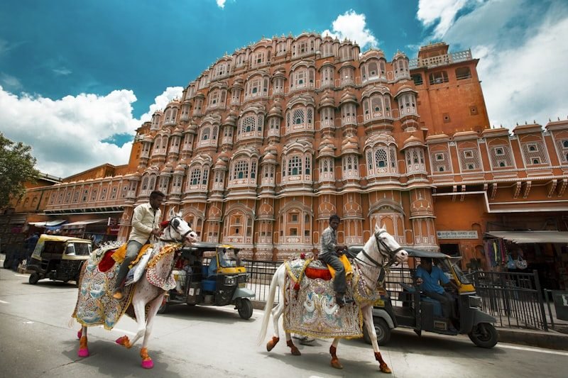 Rajasthan street and traditional architecture
