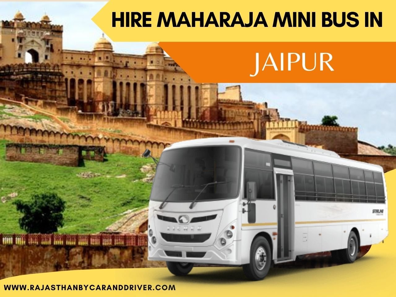 HIRE MAHARAJA MINI BUS IN JAIPUR