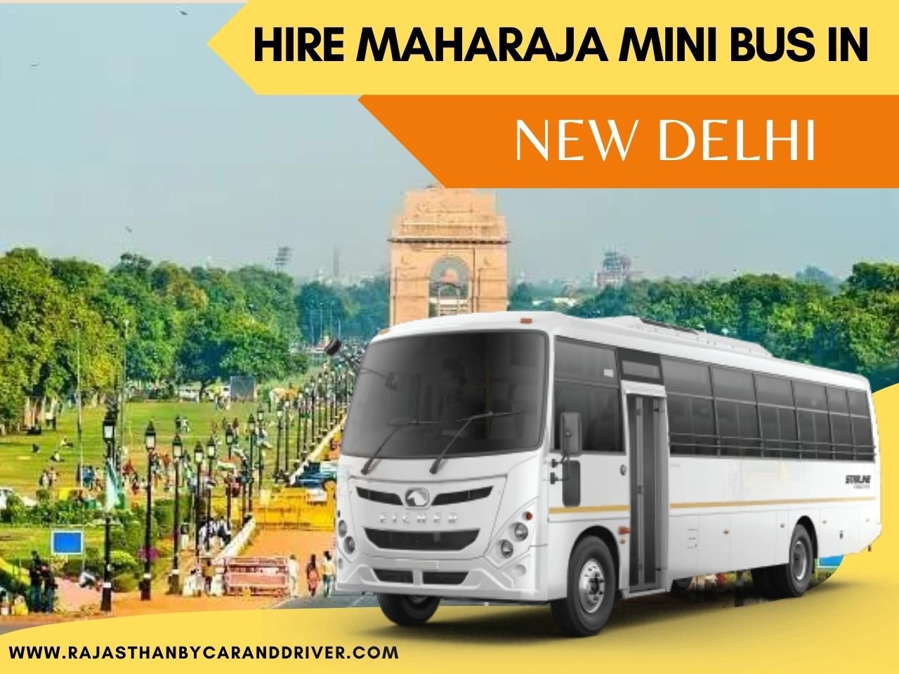 HIRE MAHARAJA MINI BUS IN NEW DELHI