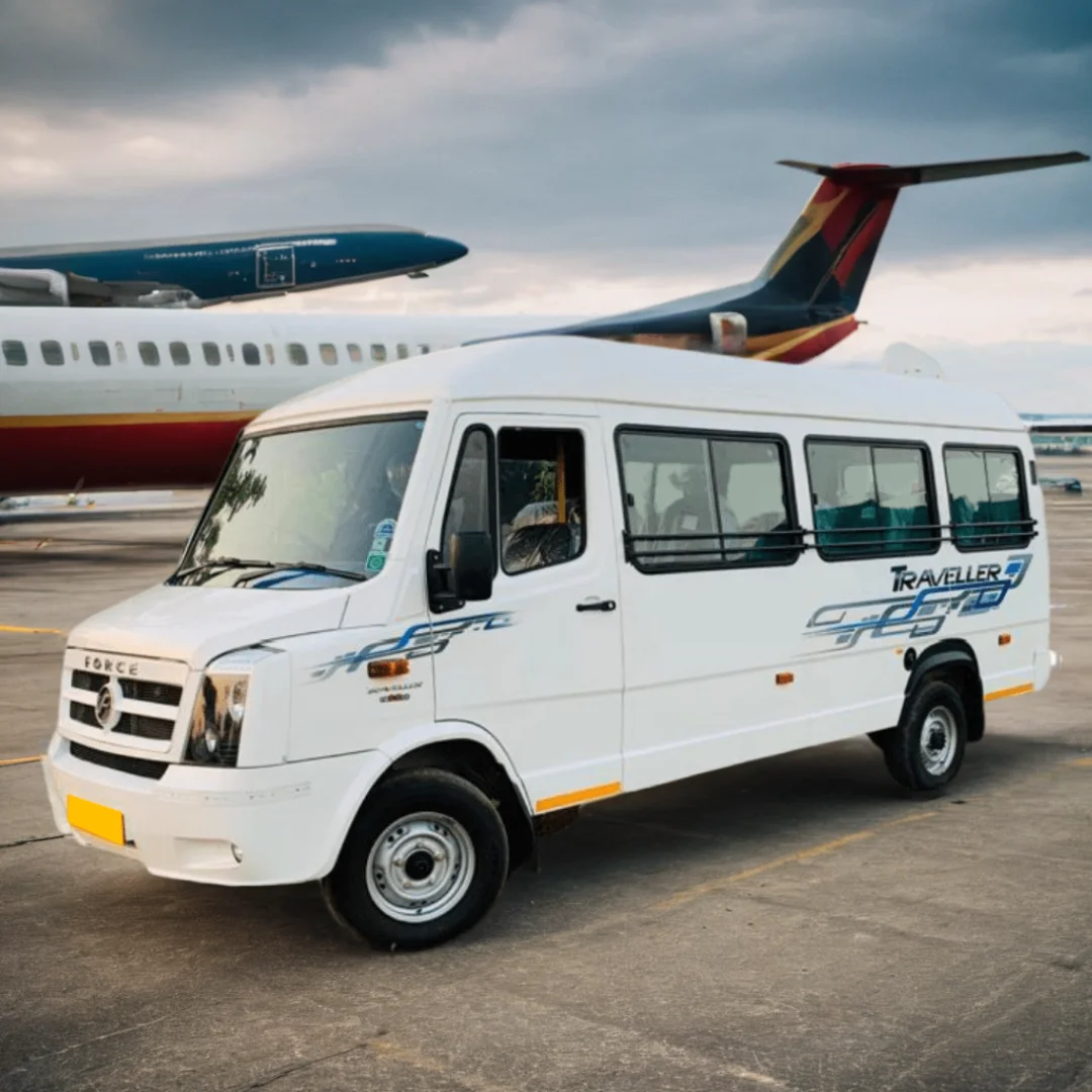 HIRE 16 SEATER TEMPO TRAVELER RENT TEMPO TRAVELER FOR AIRPORT PICKUP