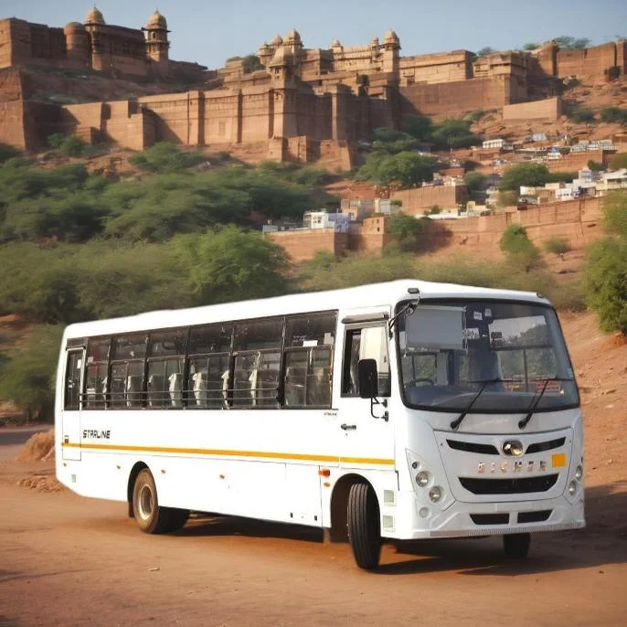 Hire Maharaja Mini Bus in Jaisalmer For Sightseeing​