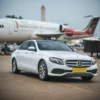 Rent Mercedes E Class with driver for Airport Pick-up
