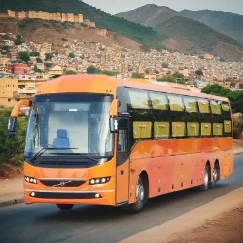 Rent Volvo Bus with driver for sightseeing​