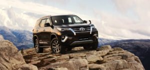 hire and rent toyota fortuner with driver