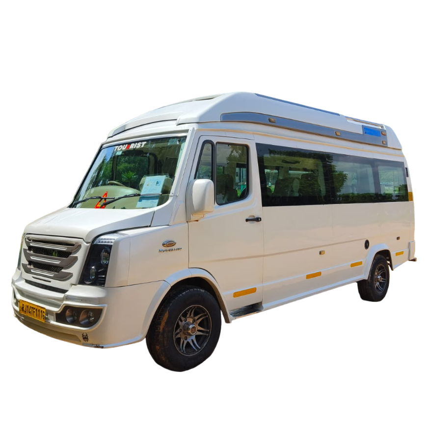 hire 9 seater maharaja tempo traveller for rent