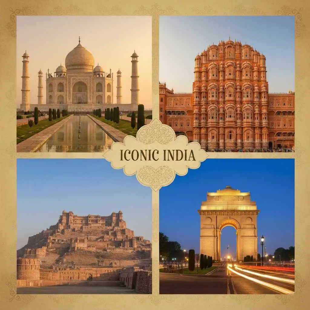 Goldern tringle tour with bharatpur neemrana