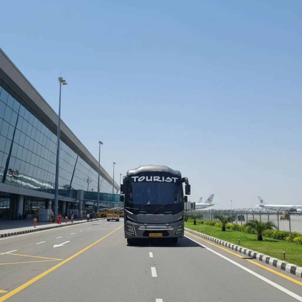 large-coach-on-airport