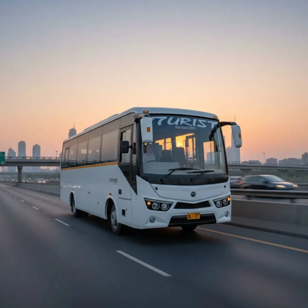mini-coach-on-highway-with-wide-view